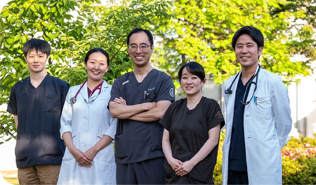 笑顔の医療関係者